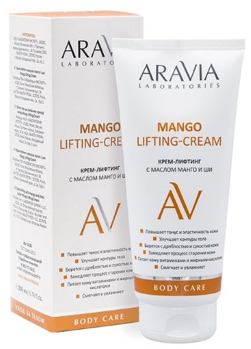 Изображение товара Aravia laboratories крем-лифтинг с маслом манго и ши mango lifting-cream 200 мл