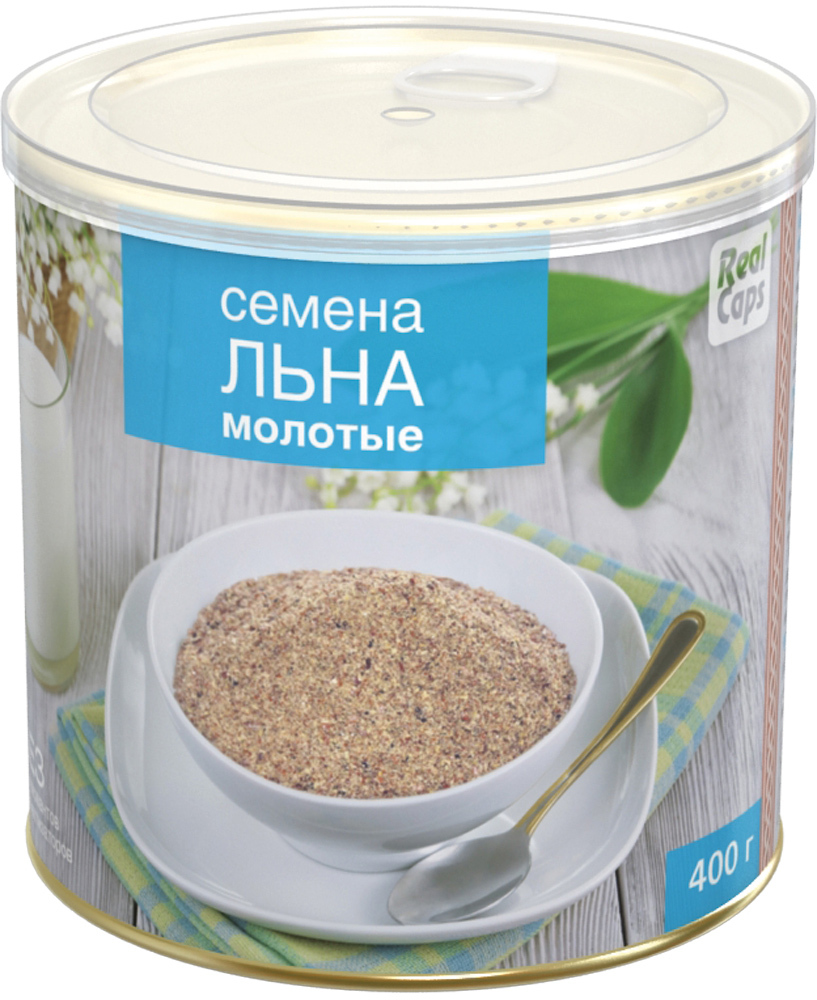 Изображение товара Молотые семена льна 400 г - источник клетчатки и омега-3