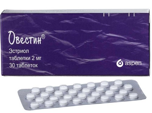 Овестин 2 мг 30 шт. таблетки - цена 1366 руб., купить в интернет аптеке в  Москве Овестин 2 мг 30 шт. таблетки, инструкция по применению
