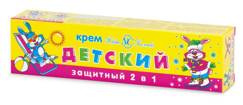 Изображение товара Детский защитный крем 2 в 1 Невская косметика 40 мл для сухой и чувствительной кожи