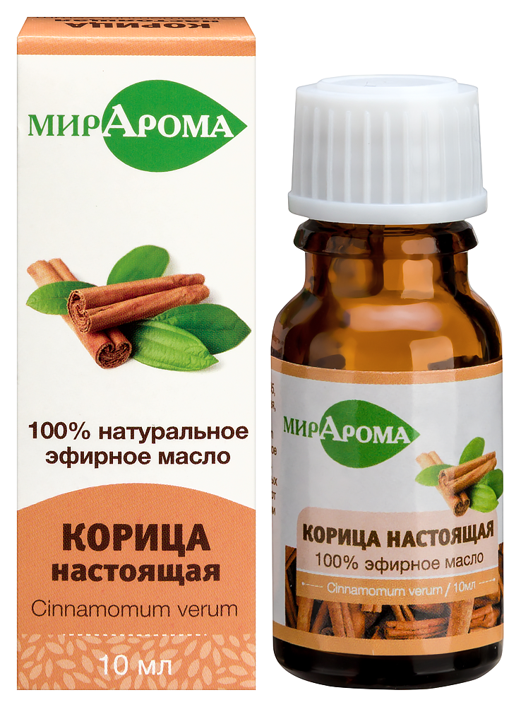 Изображение товара Эфирное масло корицы Мирарома 10 мл для ухода за кожей Изображение товара Эфирное масло корицы Мирарома 10 мл для ухода за кожей