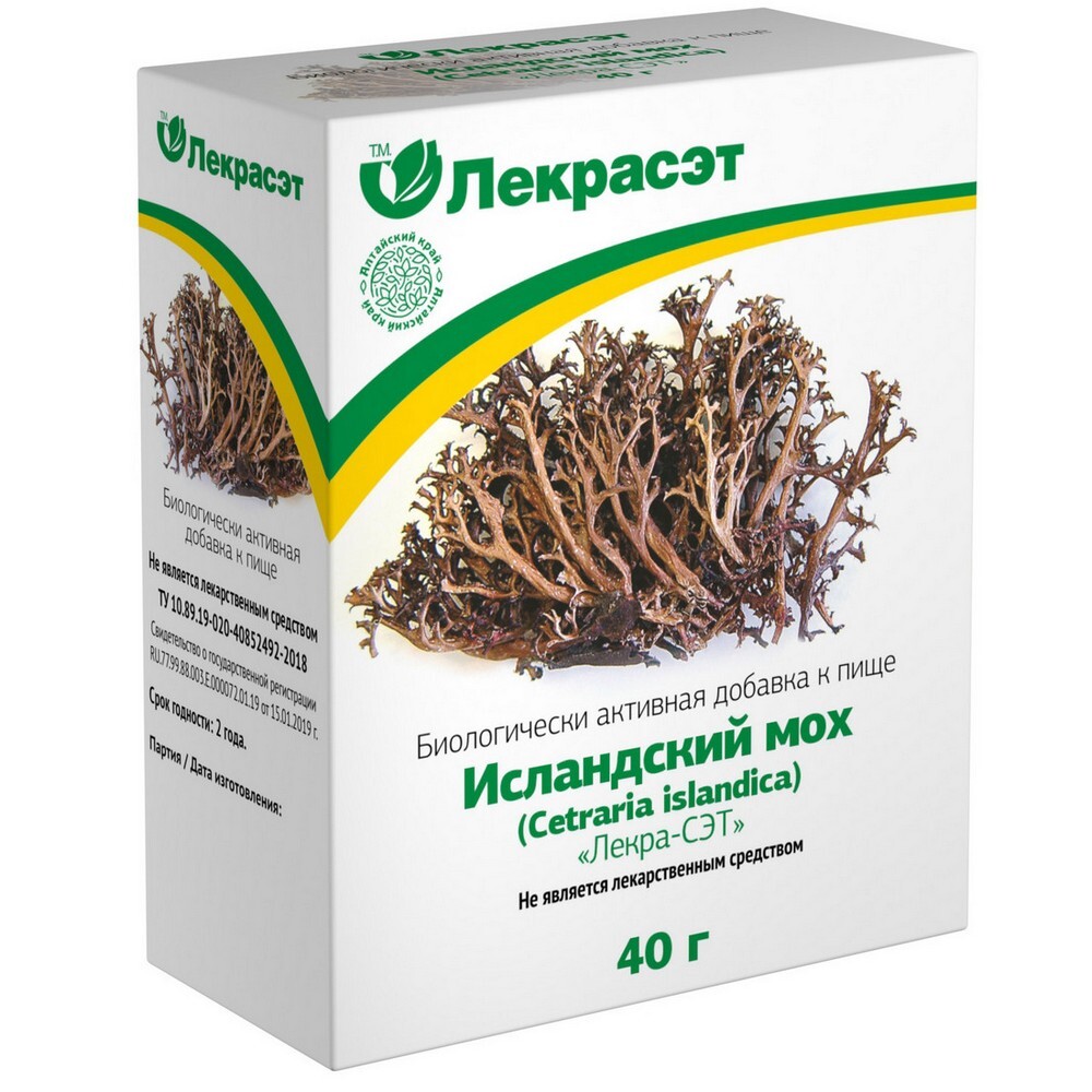 Изображение товара Исландский мох - лекра-сэт 40 гр