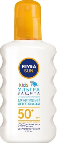 Изображение товара Nivea sun babies & kids спрей солнцезащитный для детей ультра защита spf50+ 200 мл