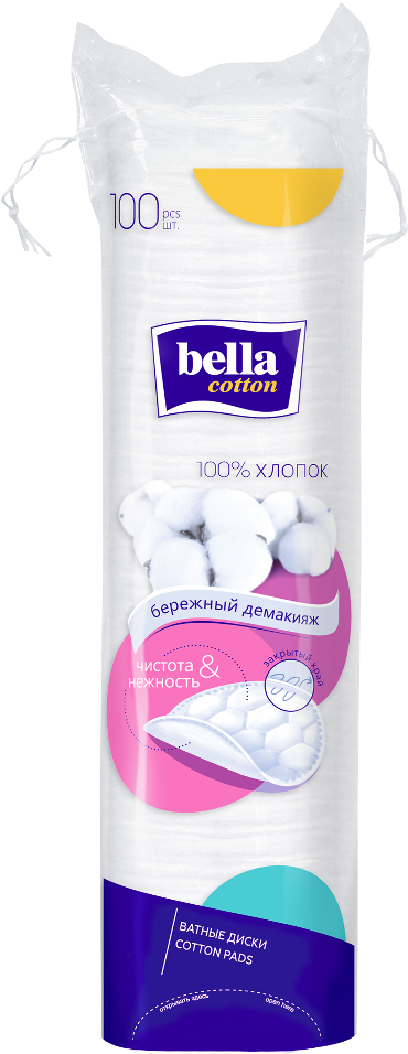 Изображение товара Bella cotton диски ватные 100 шт.