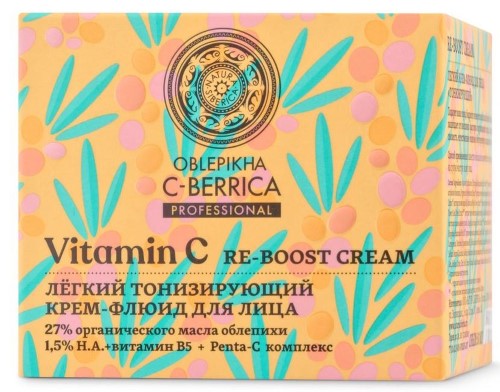 Изображение товара Oblepikha c-berrica легкий крем-флюид для лица тонизирующий 50 мл