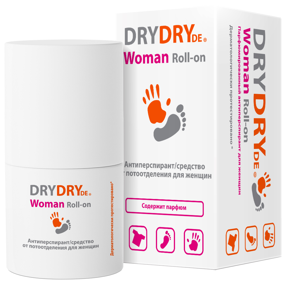 Изображение товара Dry dry de woman антиперспирант парфюмированный 50 мл для женщин