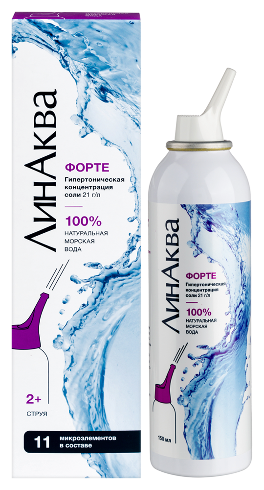 Изображение товара Линаква форте средство для промывания носа 150 мл аэрозоль