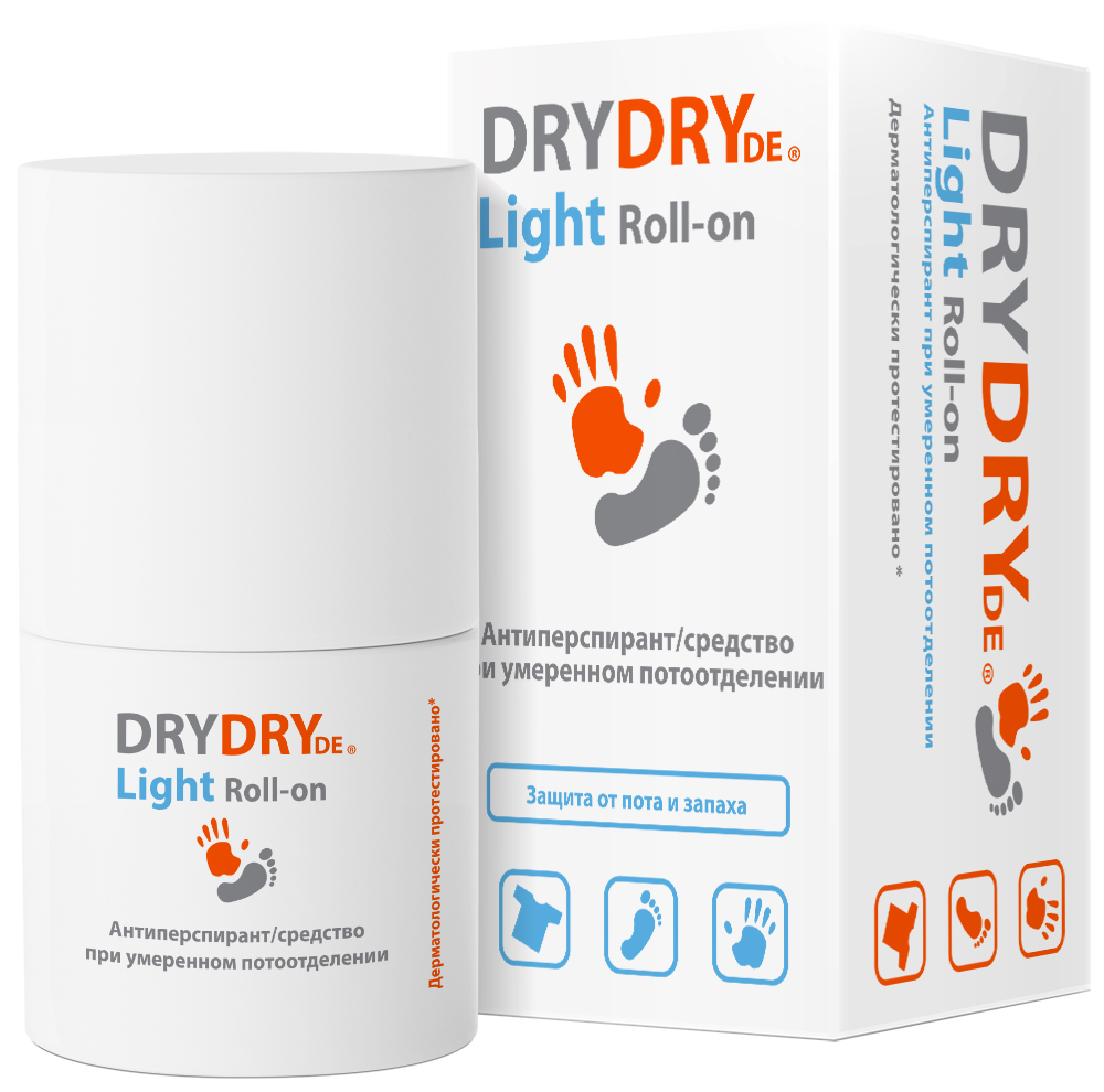 Изображение товара Drydry de light антиперспирант 50 мл для умеренного потоотделения