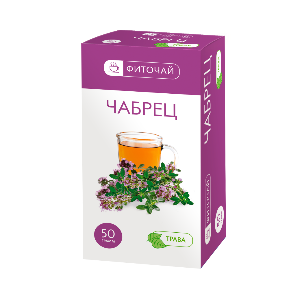Изображение товара Фиточай чабрец 50 гр - натуральная добавка для укрепления здоровья