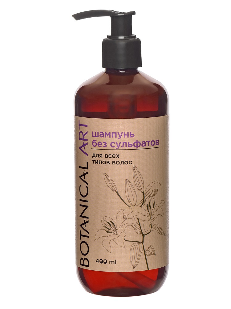 Изображение товара Botanical art шампунь без сульфатов для всех типов волос 400 мл