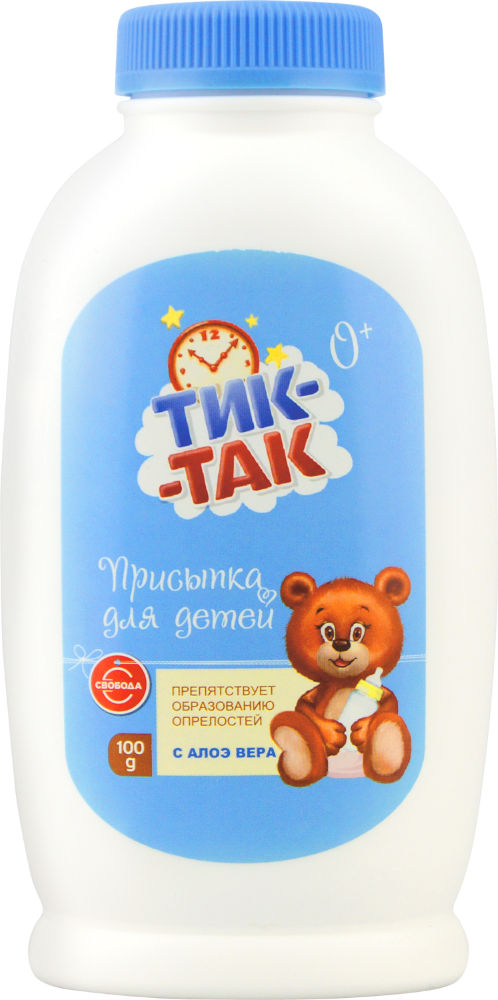 Изображение товара Тик-так присыпка для детей 100 гр Изображение товара Тик-так присыпка для детей 100 гр
