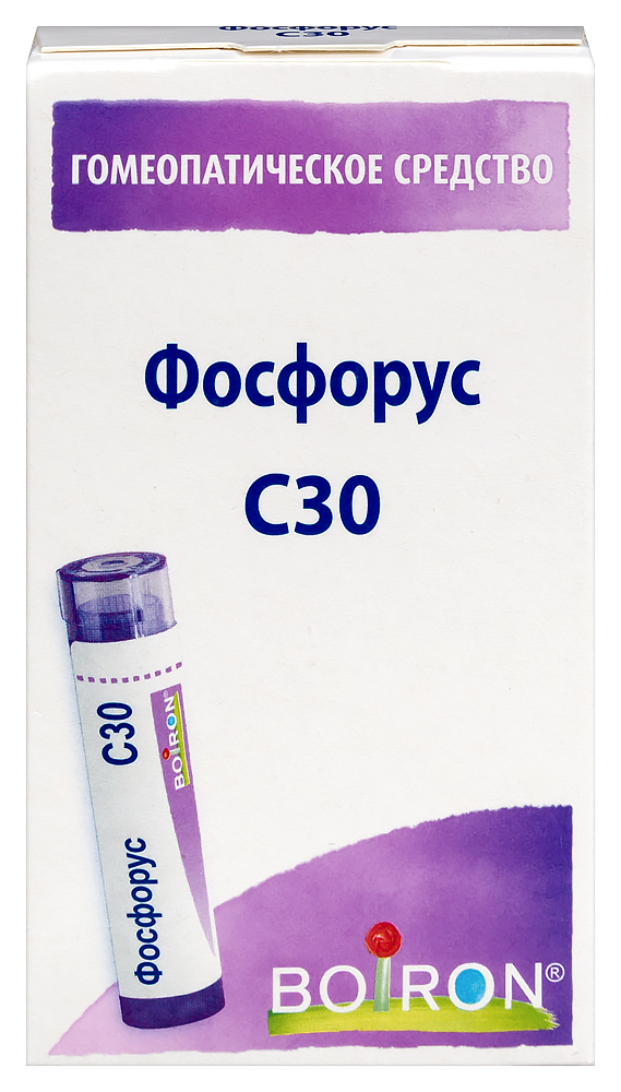 Изображение товара Фосфорус с30 гомеопатический препарат гранулы 4 гр