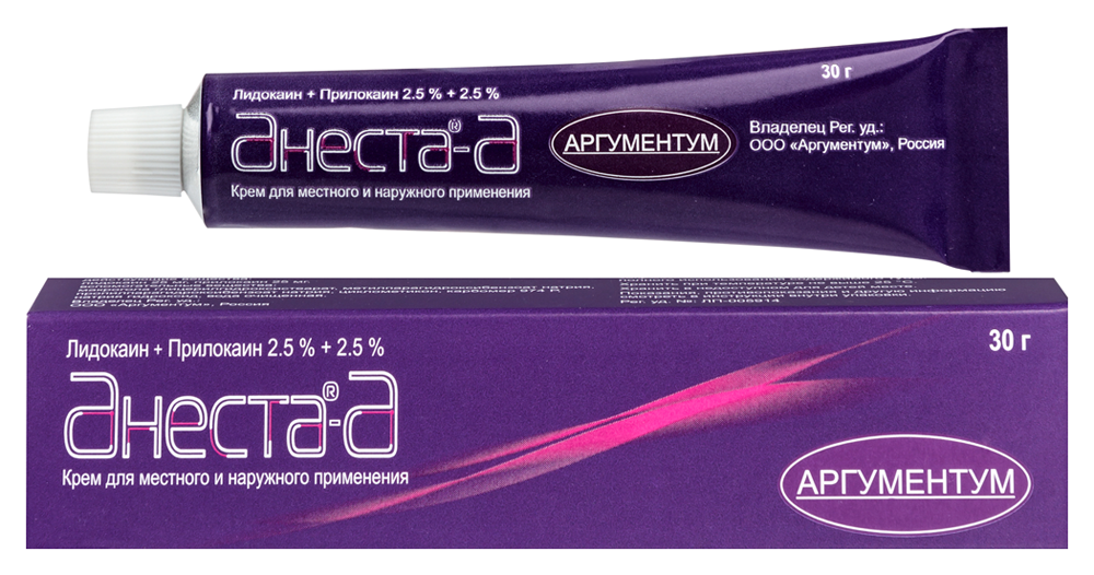 Изображение товара Анеста-а 2,5%+2,5% крем для местного применения 30 г