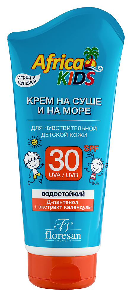 Изображение товара Floresan africa kids крем на суше и на море для чувствительной детской кожи spf 30 150 мл