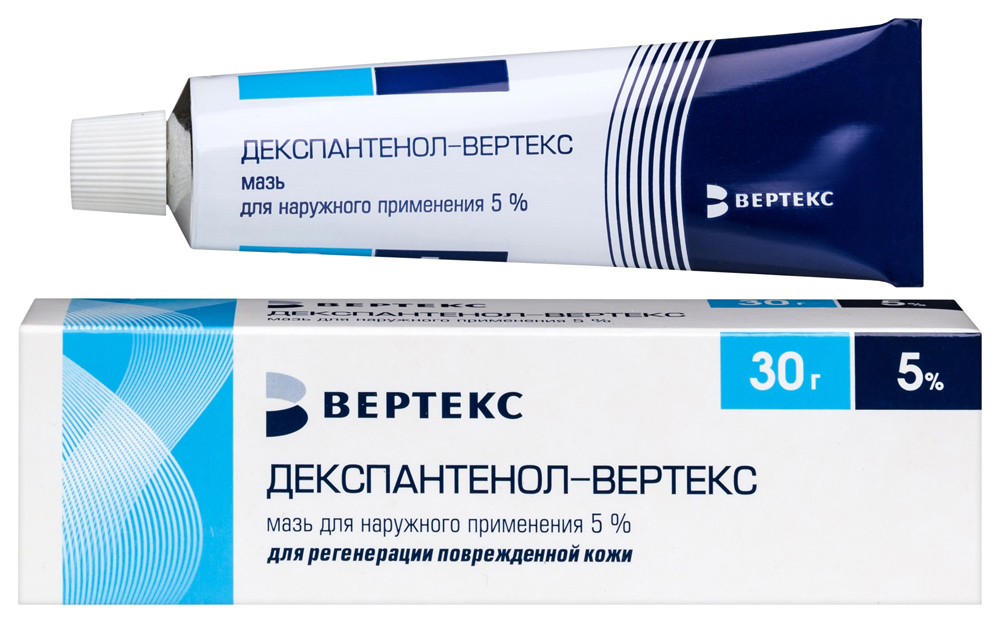 Изображение товара Декспантенол-вертекс 5% мазь для наружного применения 30 гр