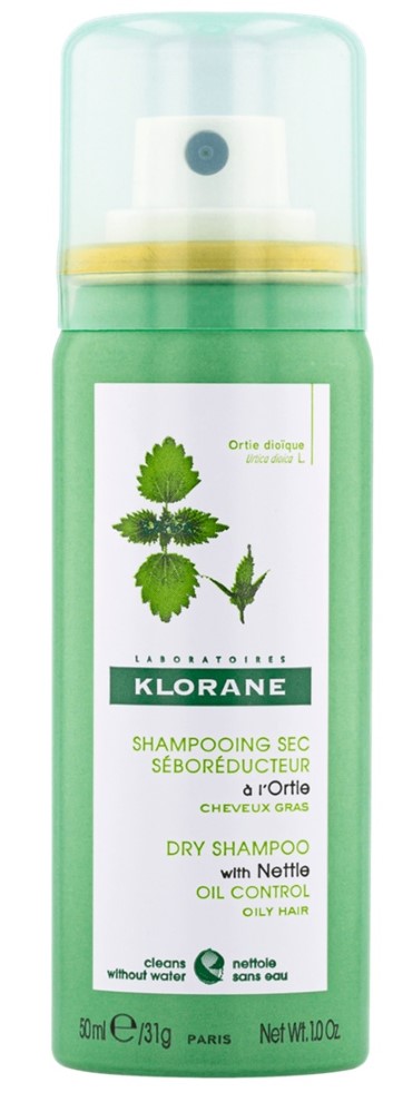 Изображение товара Klorane сухой шампунь с экстрактом крапивы для жирных волос 50 мл