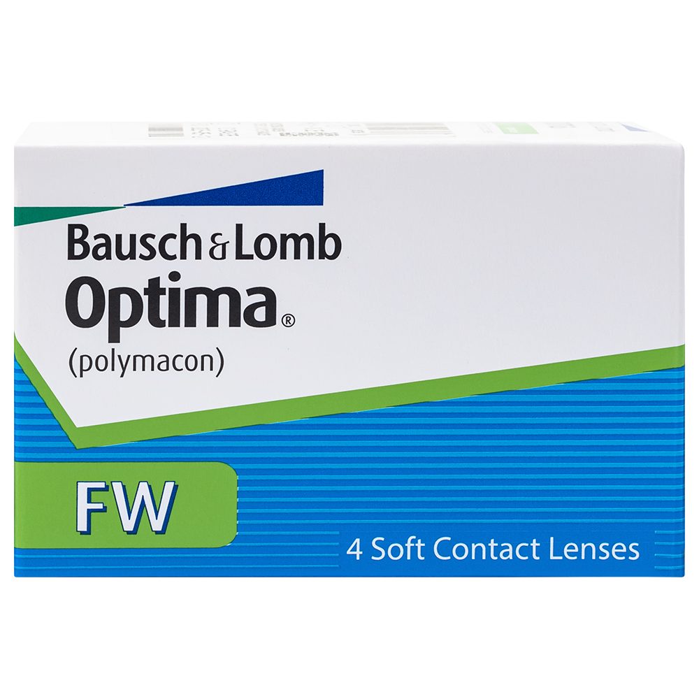 Изображение товара Мягкие контактные линзы Bausch&lomb Optima FW 14.0/-1.25 4 шт.