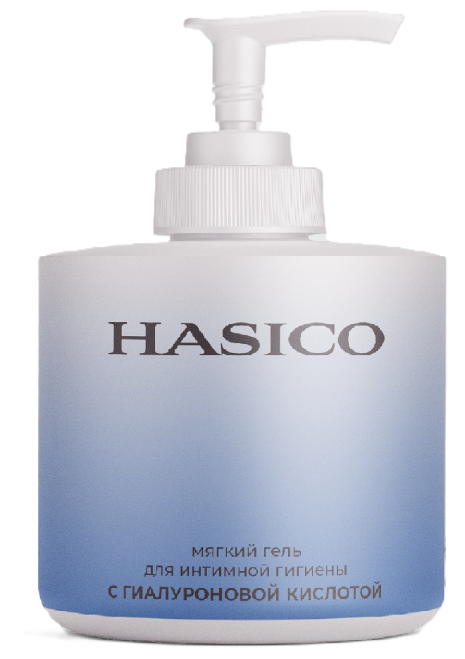 Изображение товара Гель мягкий для интимной гигиены Hasico с гиалуроновой кислотой 250 мл