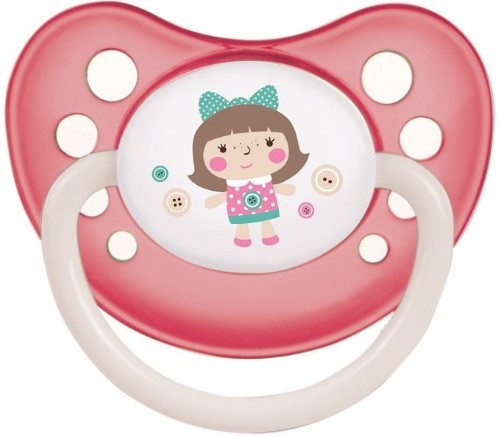 Изображение товара Латексная соска-пустышка Canpol babies toys 6-18 мес розовая