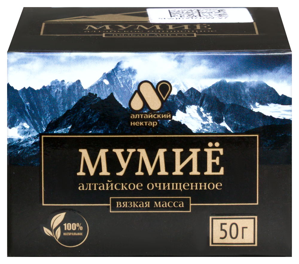 Изображение товара Мумие алтайский нектар вязкая масса 50 гр