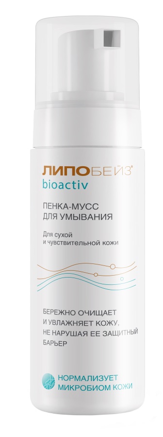 Изображение товара Липобейз биоактив пенка-мусс для умывания 150 мл для чувствительной кожи