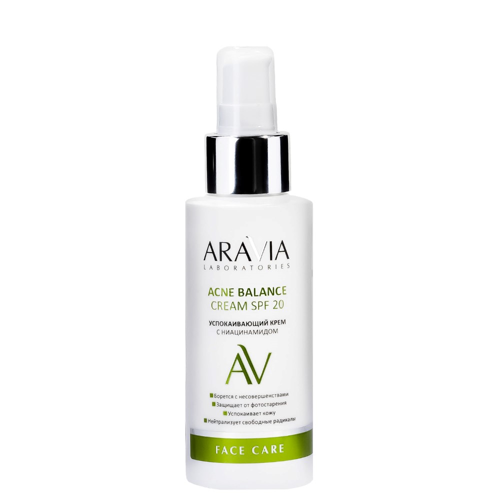Изображение товара Aravia Laboratories Крем с Ниацинамидом Acne Balance SPF20 100 мл