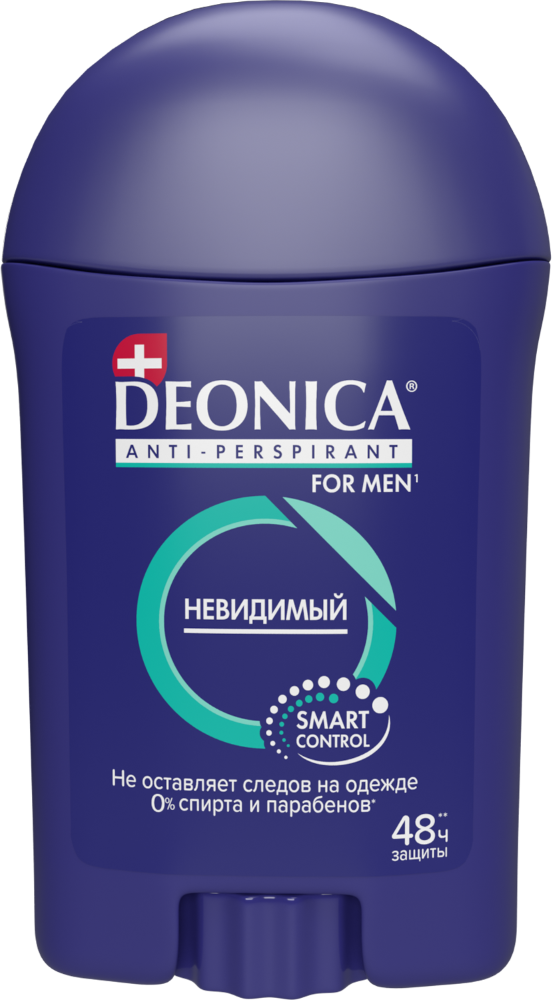 Изображение товара Deonica for men антиперспирант-стик невидимый 40 мл - защита и свежесть весь день