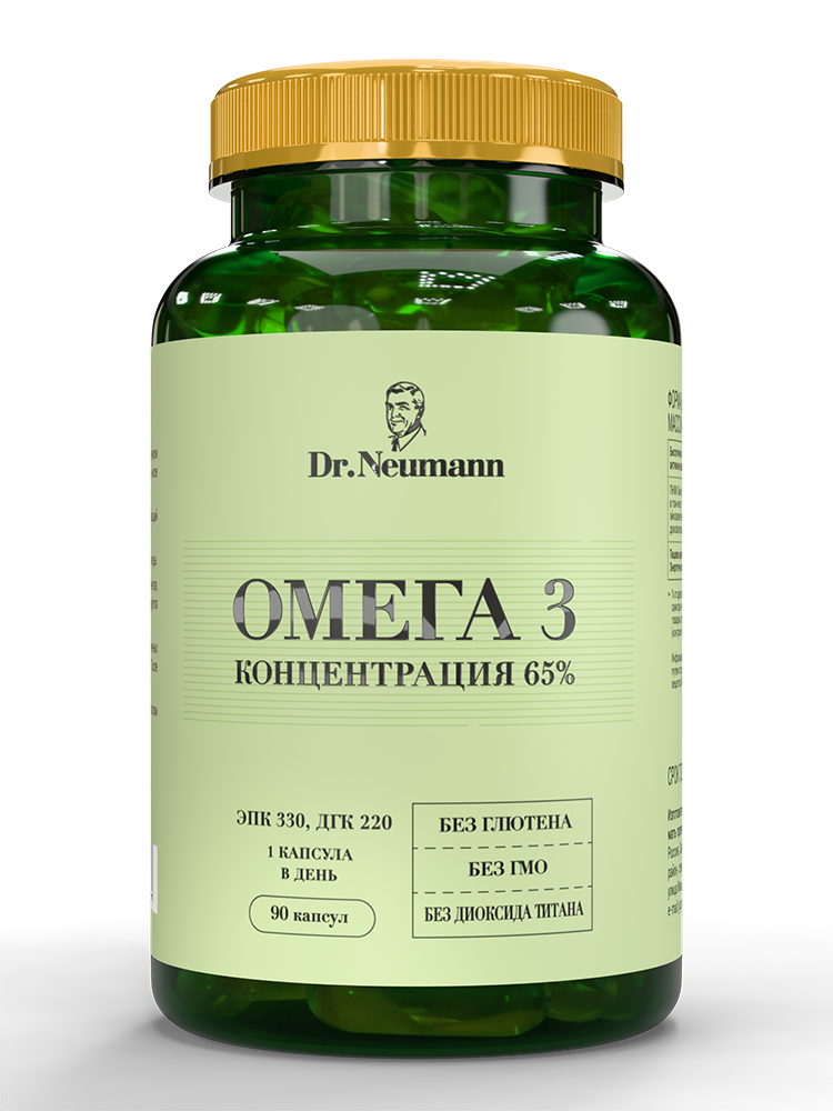 Изображение товара Dr neumann омега 3 90 шт. капсулы массой 1350 мг