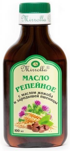 Mirrolla репейное масло с маслом жожоба и зародышей пшеницы 100 мл инструкция по применению