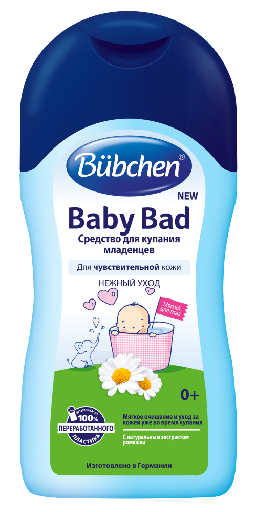 Изображение товара Bubchen средство для купания младенцев new 400 мл
