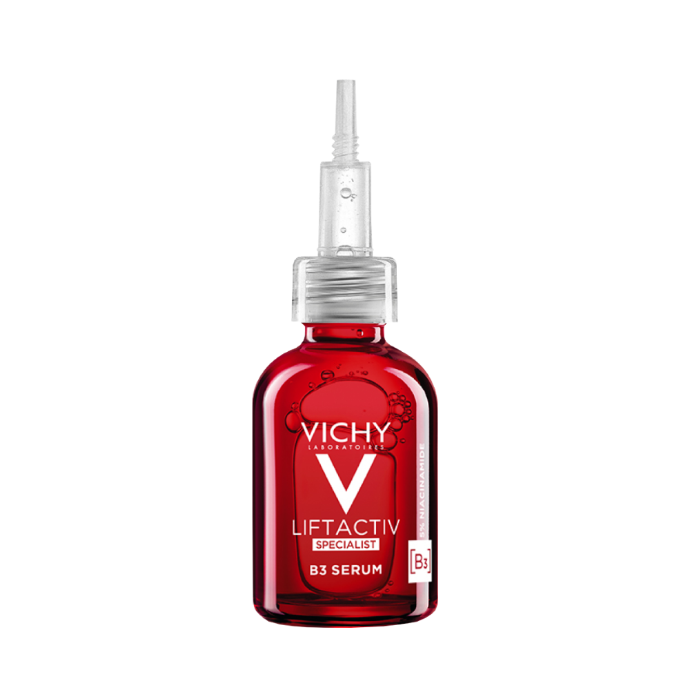 Изображение товара Vichy Liftactiv Specialist B3 Сыворотка комплексного действия для кожи лица против пигментации и морщин с ниацинамидом, гликолевой AHA-кислотой, витамином С и пептидами, 30 мл