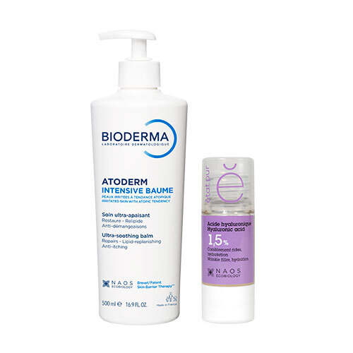 Изображение товара Набор Bioderma Atoderm Intensive Бальзам Липидовосстанавливающий 500мл + Etat Pur Сыворотка С Гиалуроновой Кислотой 15мл
