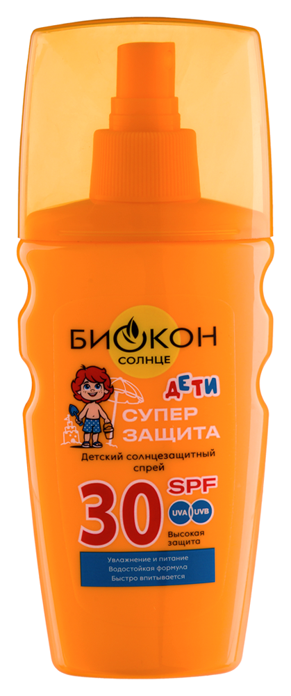 Изображение товара Биокон спрей солнцезащитный детский spf30 160 мл