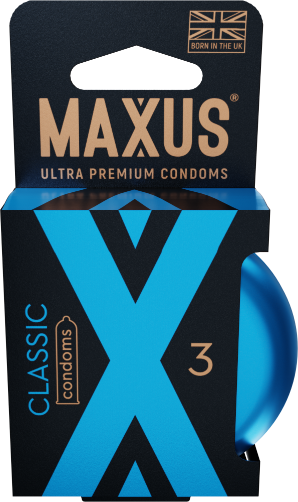 Изображение товара Презервативы Maxus Classic классические 3 шт. высокая надежность и безопасность