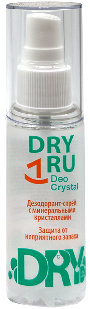 Изображение товара Dry ru deo crystal дезодорант-спрей с минеральными кристаллами для всех типов кожи 12 гр