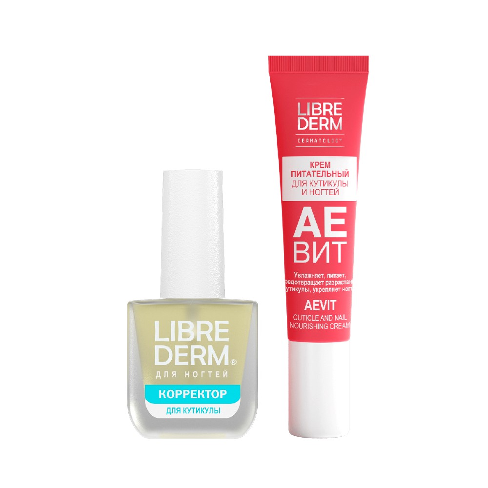 Изображение товара Набор ЛИБРИДЕРМ: крем для кутикулы и ногтей + корректор