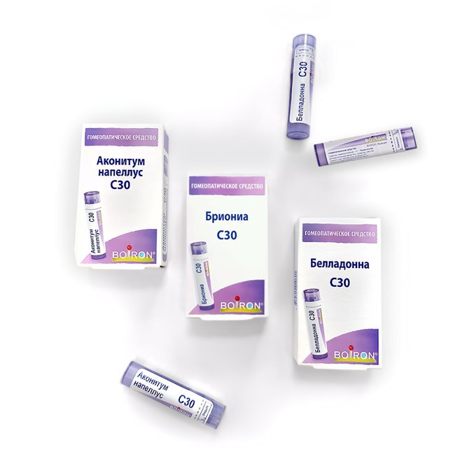 Изображение товара Набор гомеопатический "Протокол при температуре"