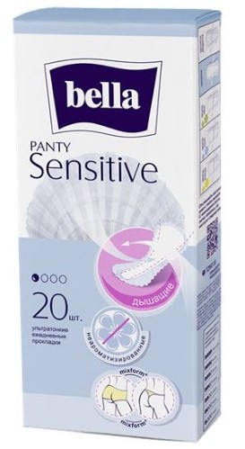 Изображение товара Bella panty sensitive прокладки ежедневные 20 шт.