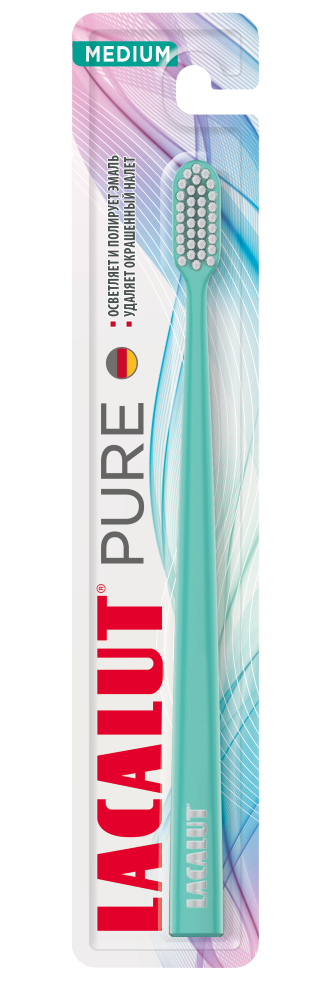 Изображение товара Lacalut pure зубная щетка средней жесткости