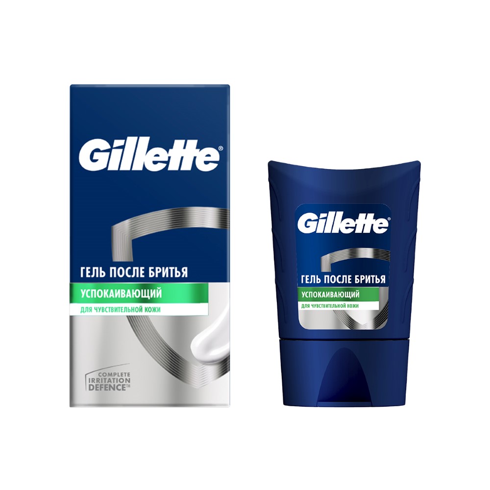 Gillette гель sensitiv skin после бритья для чувствительной кожи 75 мл