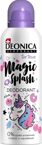 Изображение товара Deonica for teens дезодорант Magic Splash 125 мл аэрозоль