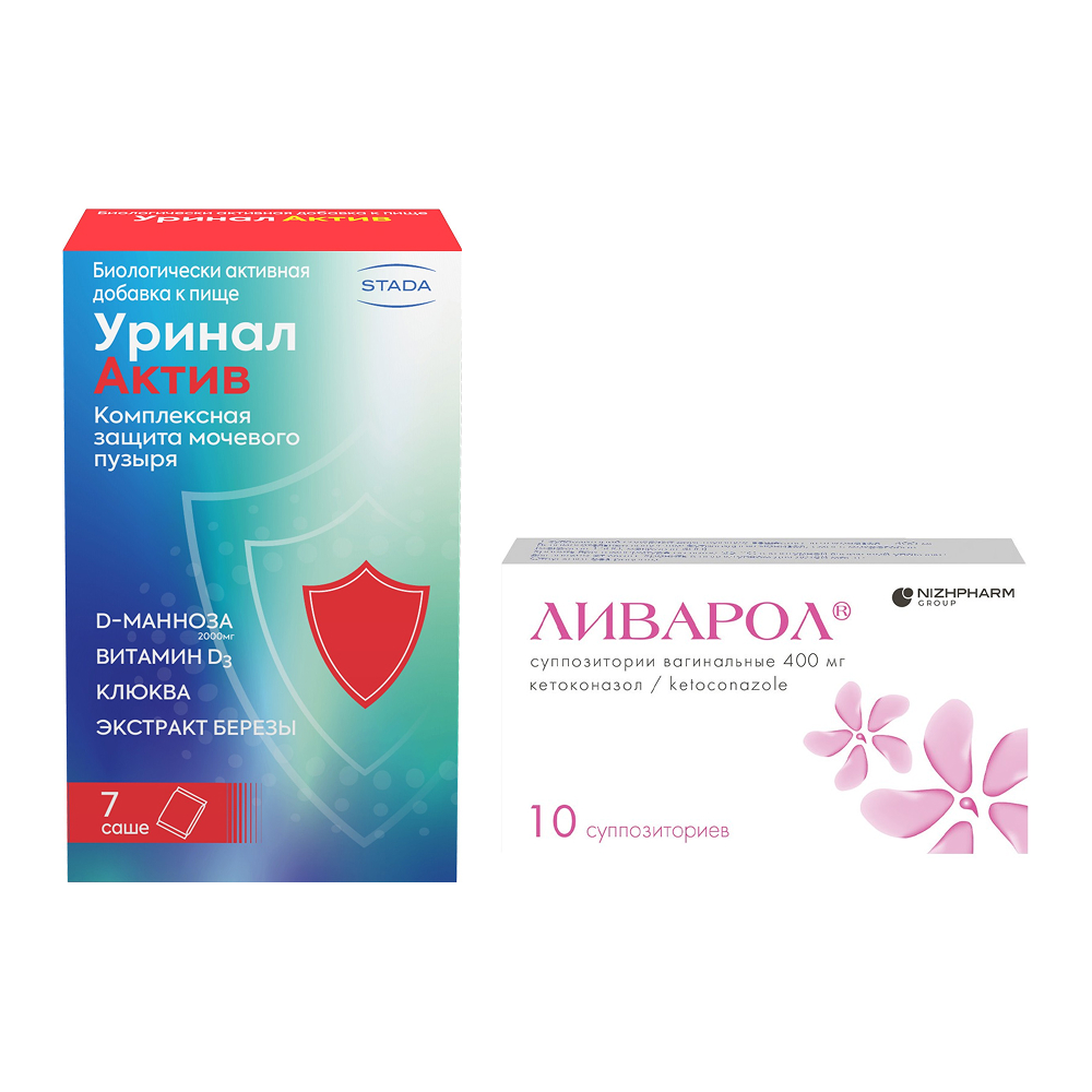 Изображение товара Набор для здоровья женщин Уринал Актив №7 и Ливарол суп. №10 по специальной цене