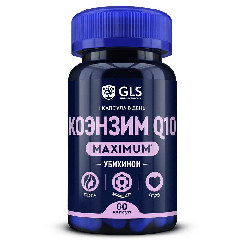 Изображение товара Gls коэнзим q10 maximum 60 шт. капсулы массой 400 мг