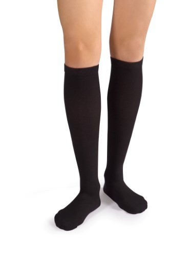 Изображение товара Компрессионные гольфы Med JW-127 для вен с усиленной стопой, класс 2, черные