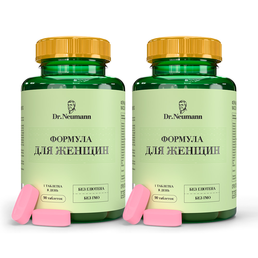 Изображение товара Набор Dr neumann комплекс формула для женщин №90 табл со скидкой 20% на вторую упаковку