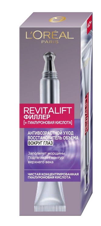 Изображение товара L'oreal Paris Revitalift Filler антивозрастной крем для глаз 15 мл