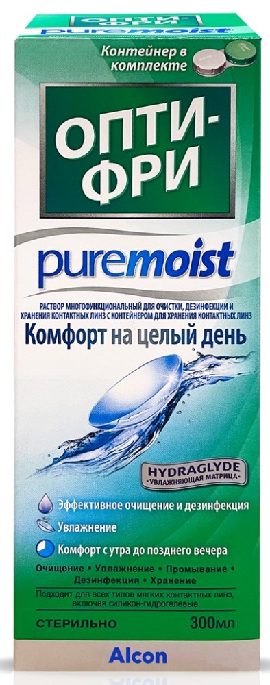 Изображение товара Опти-фри pure moist раствор для линз 300 мл
