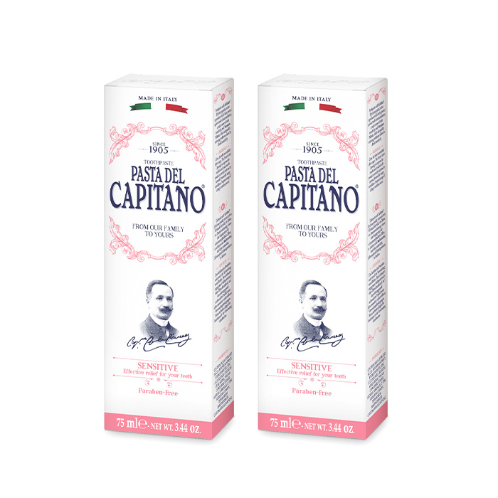 Изображение товара НАБОР PASTA DEL CAPITANO 1905 ЗУБНАЯ ПАСТА ДЛЯ ЧУВСТВИТЕЛЬНЫХ ЗУБОВ 75МЛ 2 уп. - по выгодной цене!