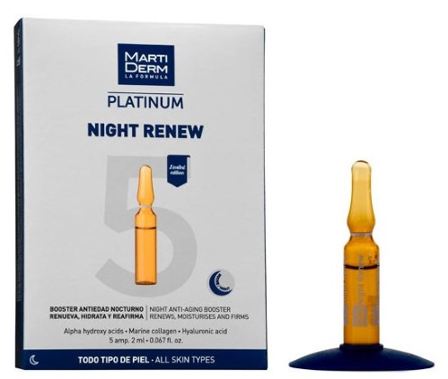Изображение товара Martiderm platinum ампулы ночное восстановление 2 мл 5 шт.