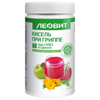 Изображение товара Леовит кисель при гриппе 400 гр/банка